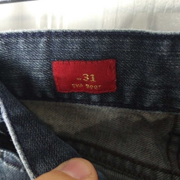 $ X2 quality denim Eva boot blue jeans size 8A - Picture 6 of 10